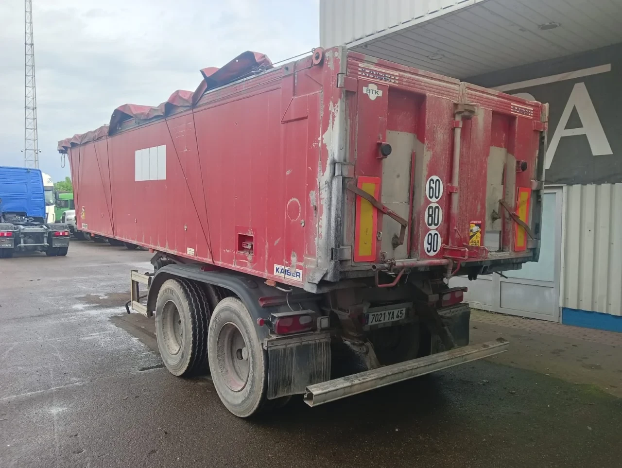 Kaiser 2003 - 2 Axle Alu Tipper , 8 Tyres , Spring Suspension , Drum Brakes image 5