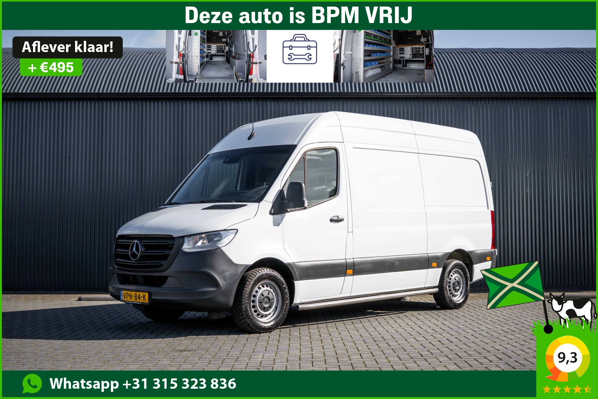 Mercedes-Benz Sprinter 2022 - 311 CDI RWD L2H2 | Volledig Ingericht | Mbux | Camera | Climatronic afbeelding 1
