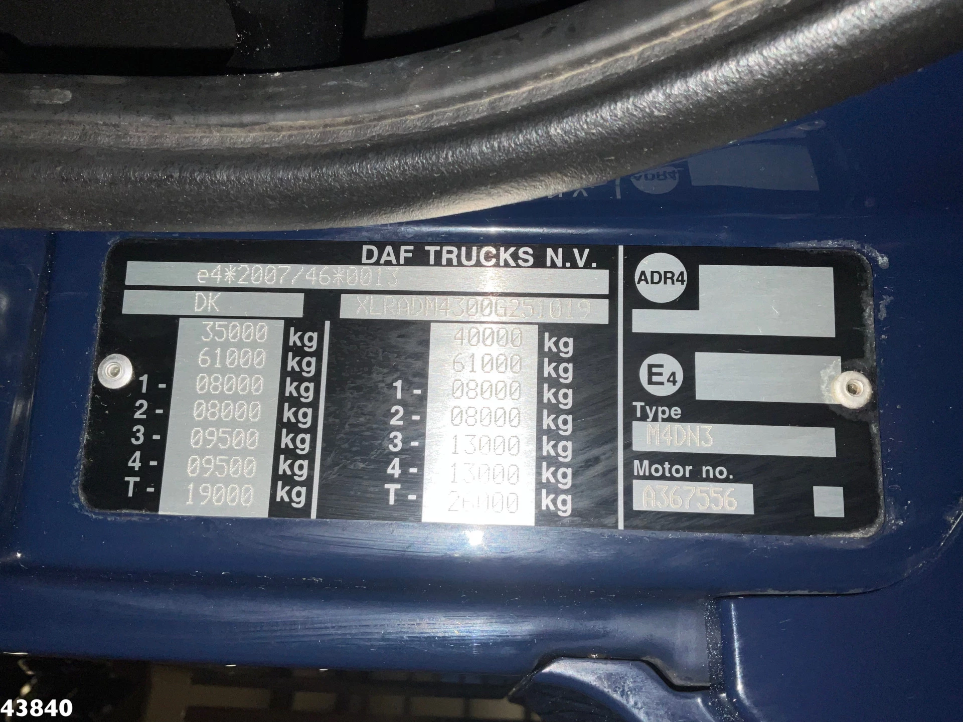 DAF 33 2019 - FAD CF 530 8x4 Euro 6 Palfinger Tonmeter laadkraan afbeelding 24
