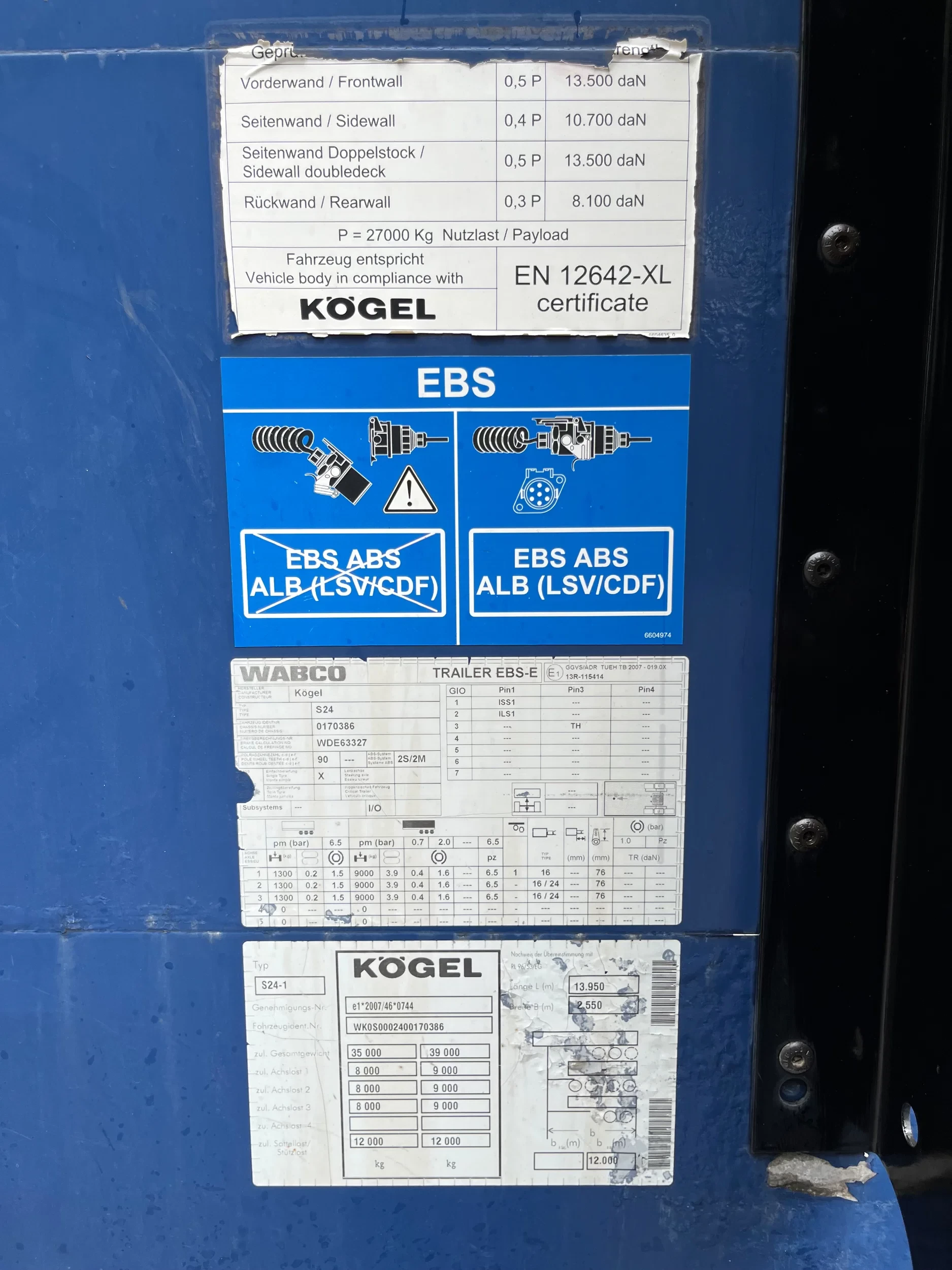 Kögel 2014 - SN 24-1 *MEGA, *Tautliner, *Liftachse, *Hubdach afbeelding 31