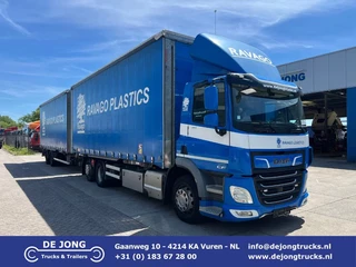 DAF CF 410 2018 - / 6x2 BDF Combi / Sliding/Lifting Roof / With Trailer obrazek 1