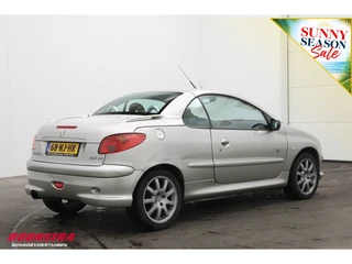 Peugeot 206 2003 - CC 1.6-16V Roland Garros Hardtop Clima Leder afbeelding 3 miniatuur