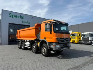 Mercedes-Benz Actros 2012 - 4144 K 8x6 / Dumper / Euro 5 / EPS / Blad geveerd afbeelding 3 miniatuur