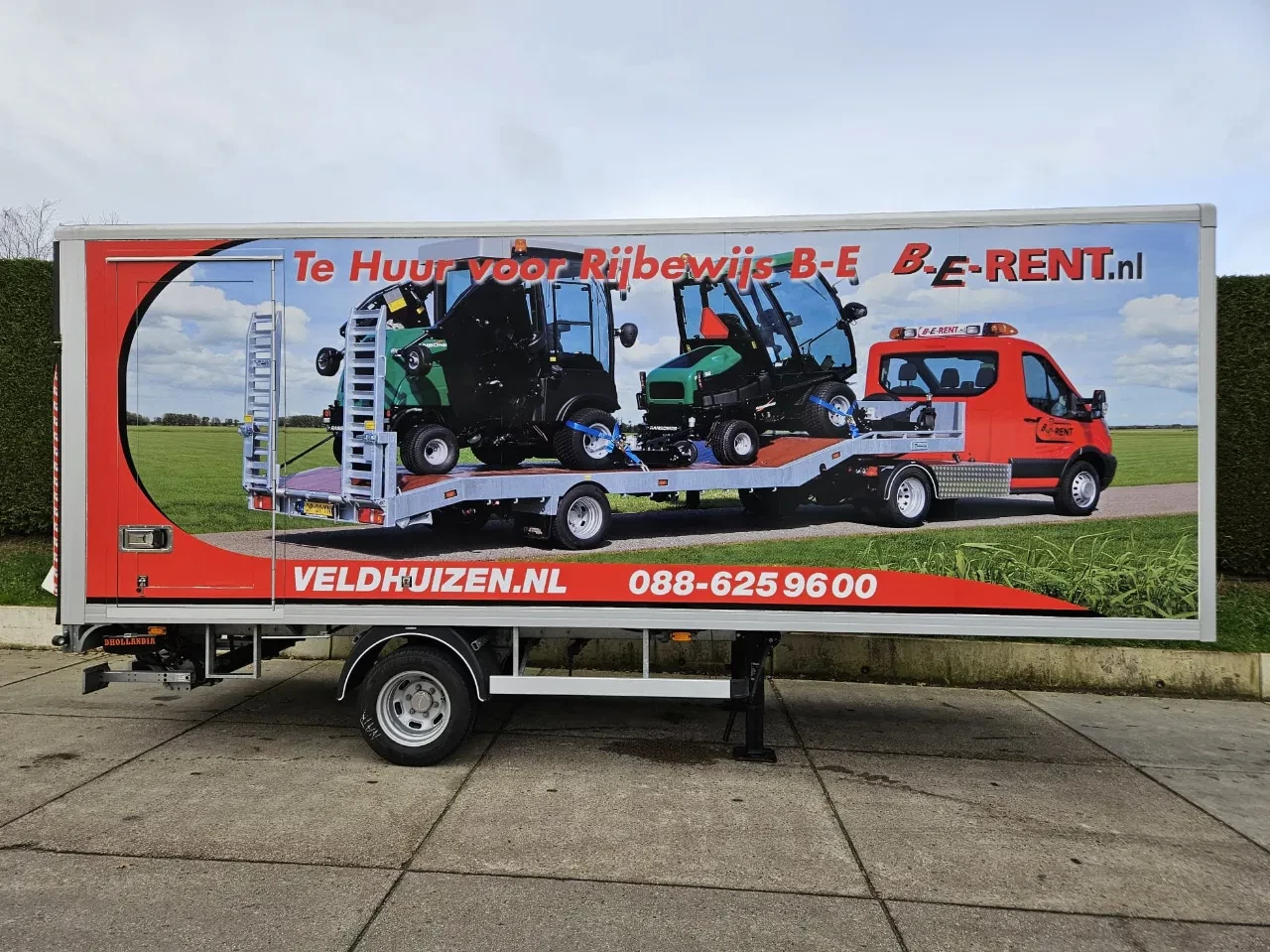 Veldhuizen 2020 - 5,0-tons Gesloten oplegger 6,5 m. afbeelding 2