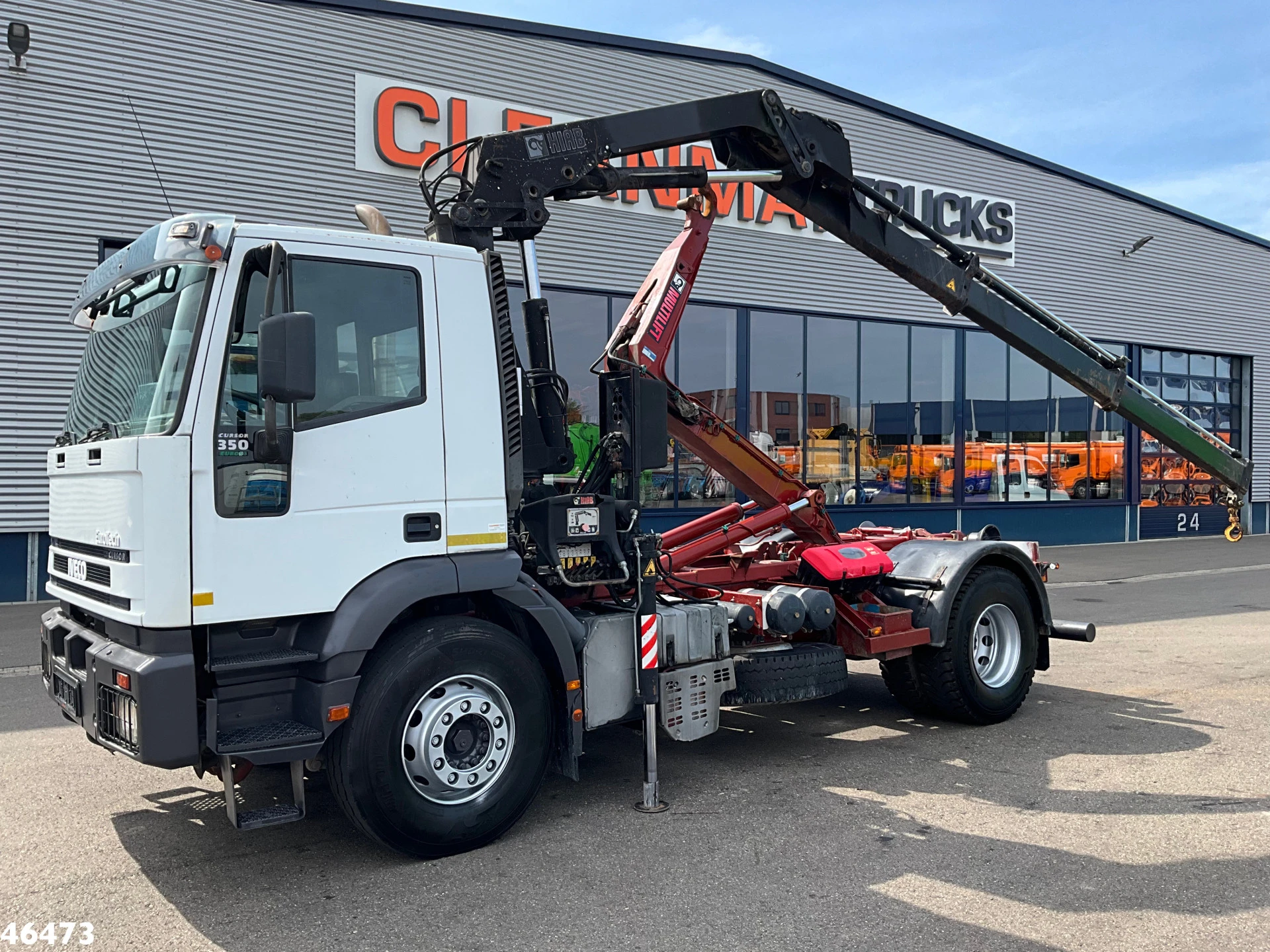 Iveco EuroTech 2003 - 190E35 Manual Full Steel Hiab 12 Tonmeter laadkraan afbeelding 1