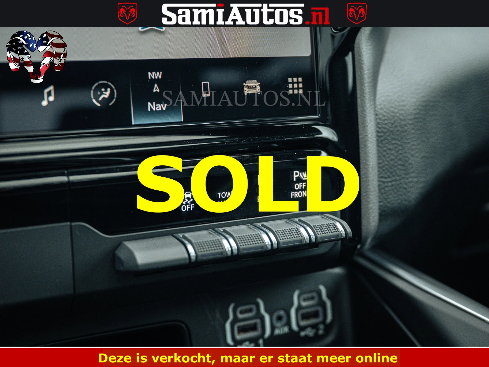 Dodge Ram Pick-Up 2024 - SPORT | 5.7 V8 4x4 HEMI | PANORAMA DAK | GROOTSCHERM 12 INCH | LPG | Diamond Black Pearl | obrázek 47