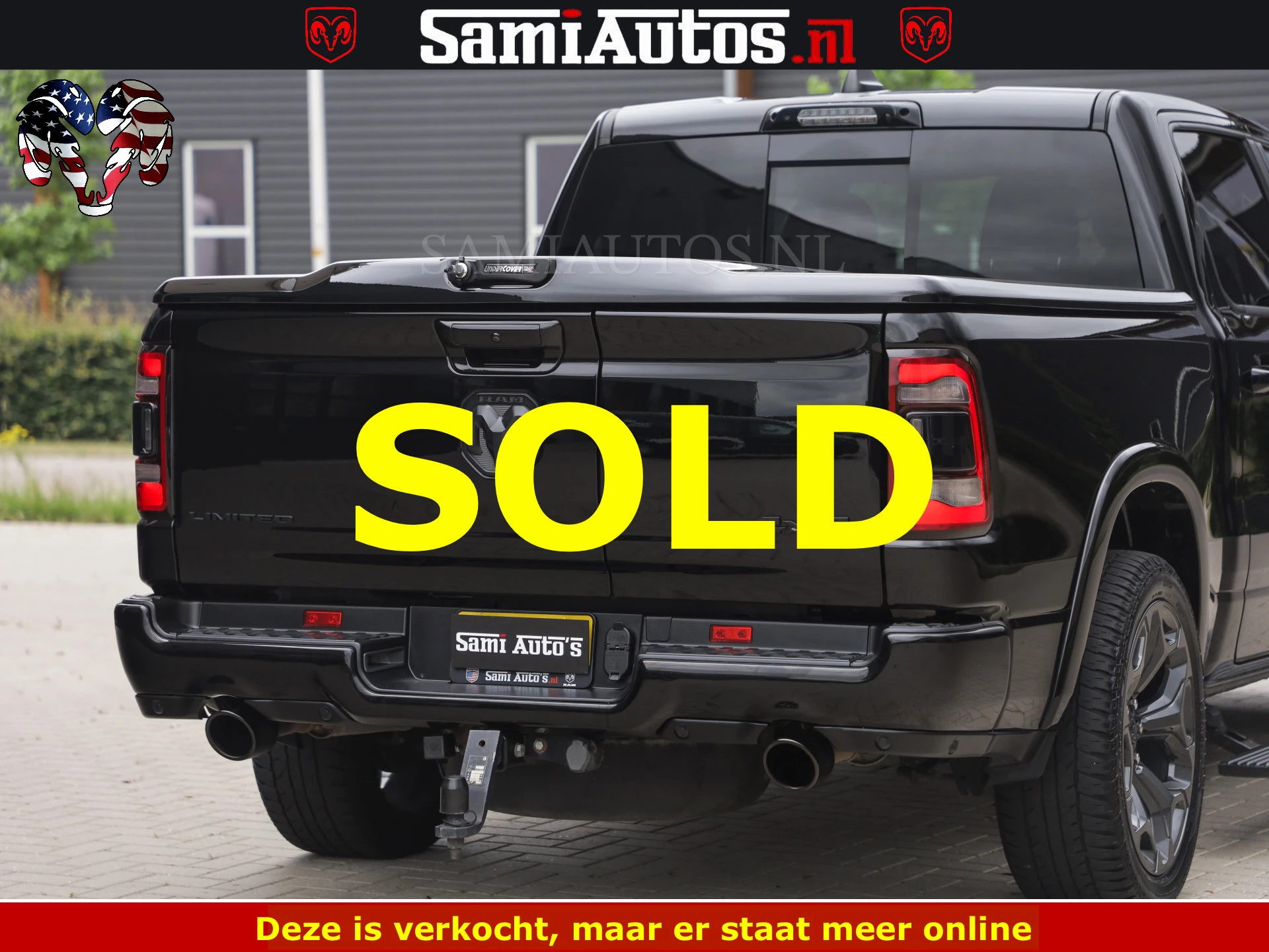 Dodge Ram 1500 2022 - LIMITED NIGHT | BOM VOL | HUD | MWK | LUCHTVERING | PANODAK | afbeelding 18
