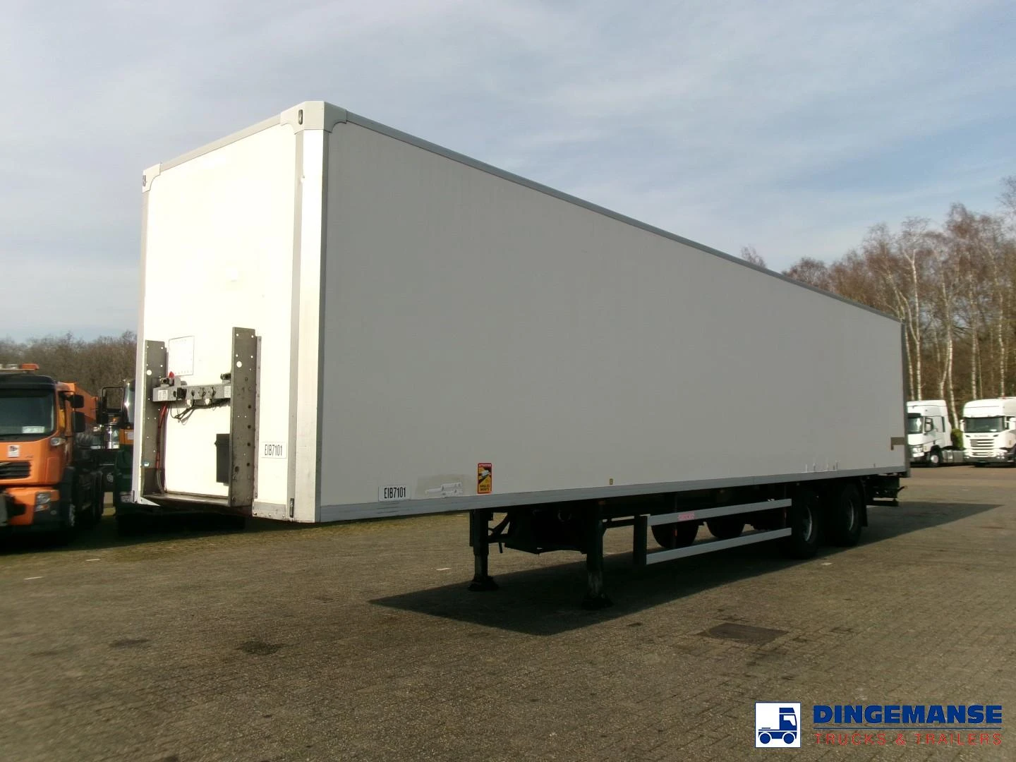 Groenewegen Closed box trailer 89 m3 2008 imagen 1