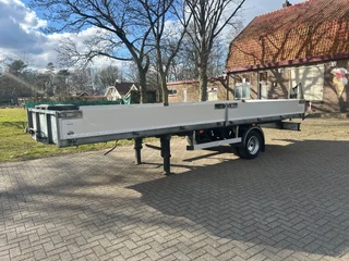 Bunk N/A 2014 - 7 TON BE vlakke oplegger met aluminium luiken obrazek 3