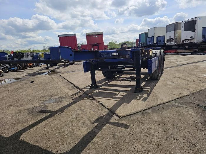 Krone 2 axle | container chassis | steel suspension | Bpw drum. 2009 image 6