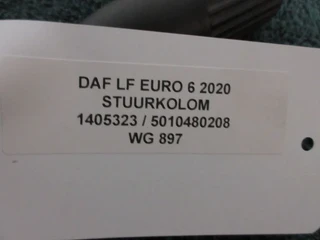 DAF LF 290 - 1405323 / DAF STUURKOLOM EURO 6 MODEL 2021 afbeelding 2 miniatuur