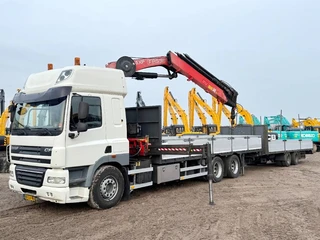 DAF 85 2011 - CF85.410 + 21m kran Fassi Crane 21ton/m + Trailer à vendre