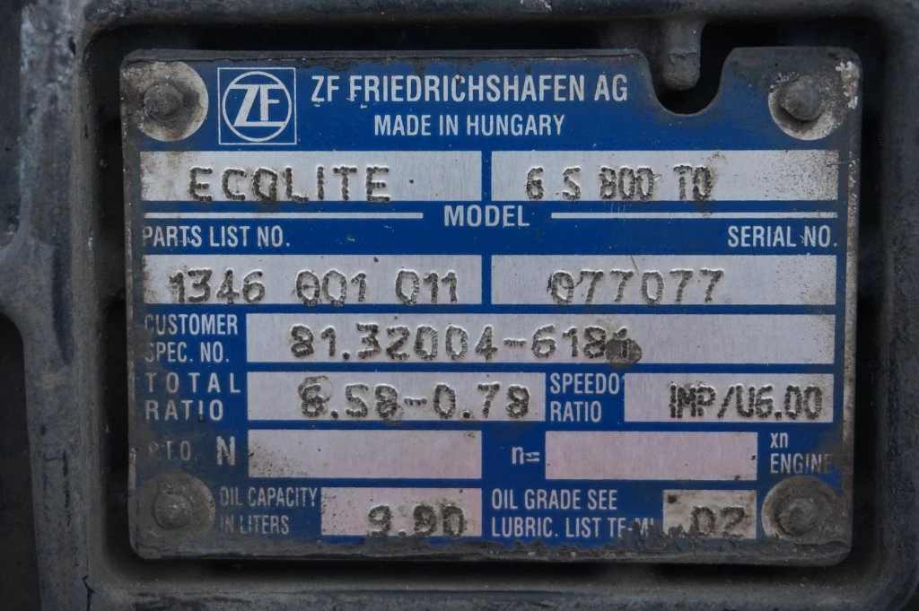 ZF 2012 - 6S800OD TGL 81.32004-6180 изображение 5