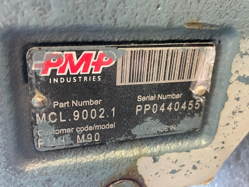 Diverse 2023 - PMH M90 HYDRAULISCHE POMP MCL 9002.1 PMP INDUSTRIES afbeelding 3