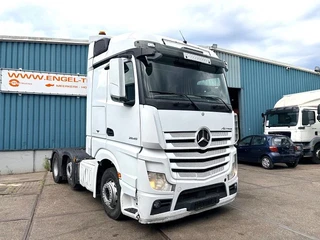 Mercedes-Benz Actros 2014 - 2545 LS STREAMSPACE 6x2 (TELLIGENT AUTOMATIC / EURO 6 / LIFT-AXLE / FRIDGE UNDER BED / AIRCONDITIONING / SLIDING FIFTH WHEEL / ETC.) afbeelding 2 miniatuur
