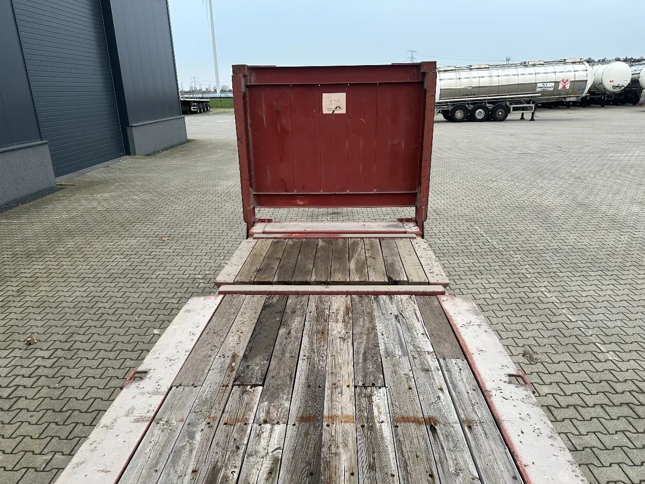 CIMC 2007 - 40FT FLATRACK FLUSH FOLDING / CSC-test: 12/2027 / 10x available afbeelding 10