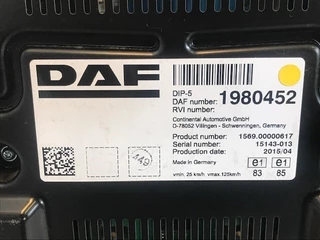 DAF N/A 2015 - 1980452-2178608 INSTRUMENTENPANEEL CF/XF EURO 6 (MORE PIECES IN STOCK) image 3