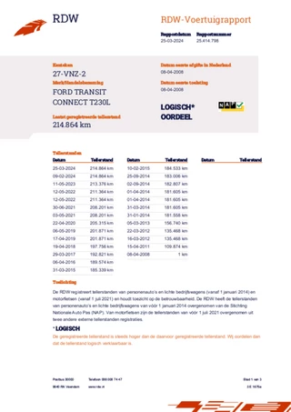 Ford Transit Connect 2008 - T230L 1.8 TDCi Airco/Fiscaal Gunstig!!! L2H2 Marge image 9