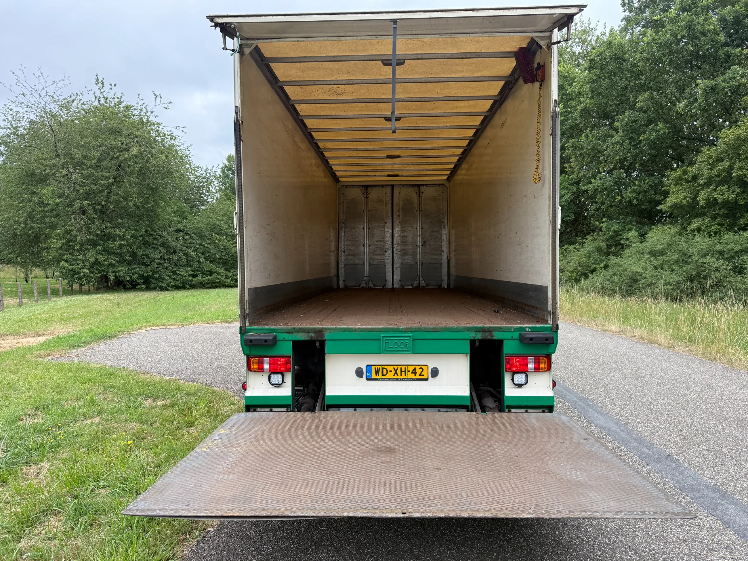 DAF CF 440 2016 - CF440 6X2 Bakwagen met 2 assige Floor schamel aanhangwagen NIEUWSTAAT afbeelding 15