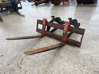 Palletvorken kraan 155cm 100cm CW30 aansluiting afbeelding 2 miniatuur