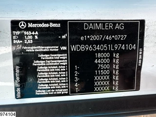 Mercedes-Benz Actros 2015 - 1843 EURO 6, Retarder , PTO, Lohr, Standairco image 7