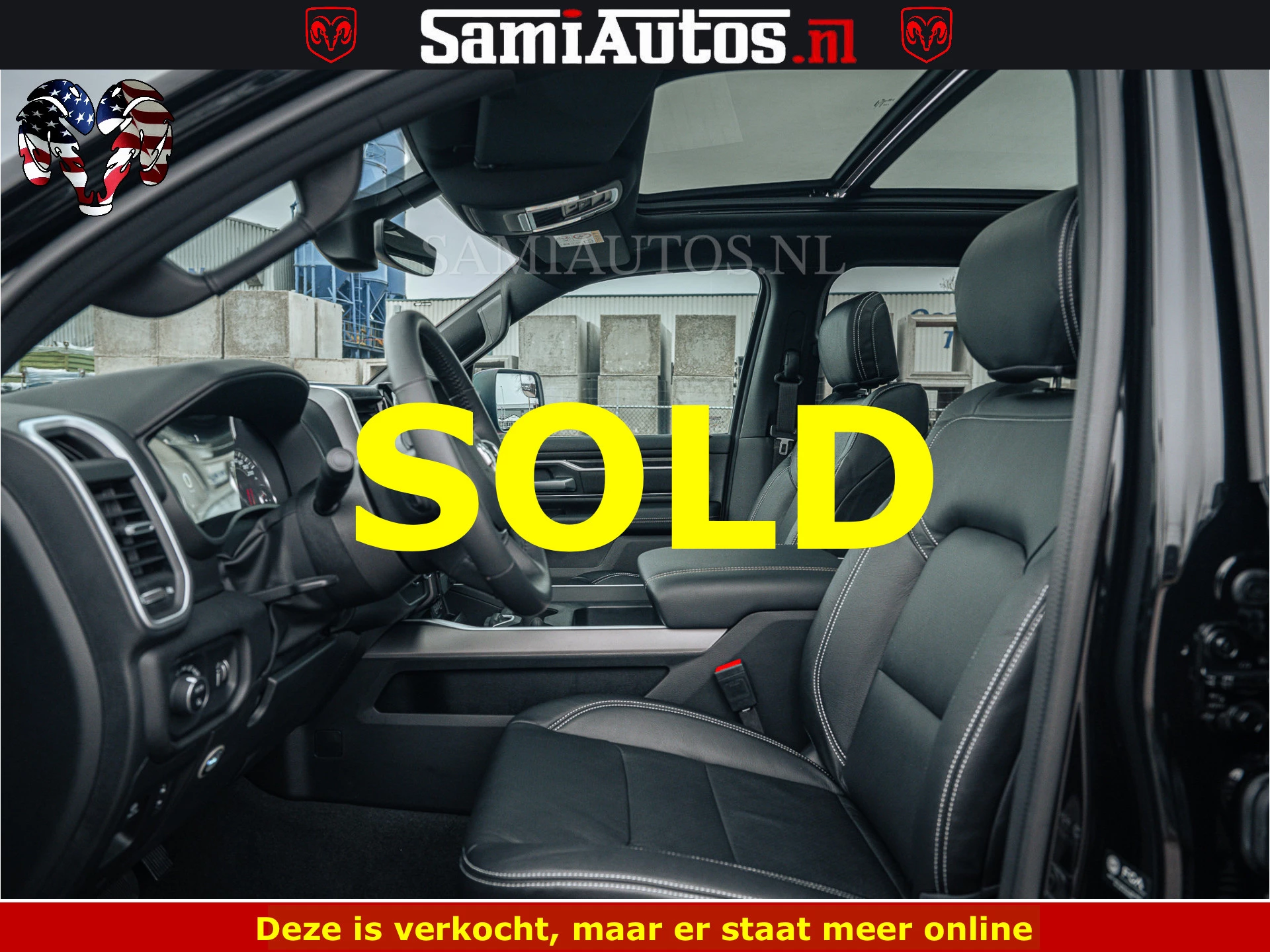 Dodge Ram Pick-Up 2024 - SPORT | 5.7 V8 4x4 HEMI | PANORAMA DAK | GROOTSCHERM 12 INCH | LPG | Diamond Black Pearl | obrázek 22