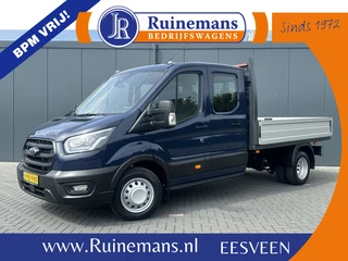 Ford Transit 2024 - 2.0 TDCI 130 PK 3.5T / PICK UP / ** 10.817 KM ** / 7 PERSOONS DUBBELE CABINE / ECC / CRUISE / STANDKACHEL / DUBBEL LUCHT / STOELVERW. obrazek 1