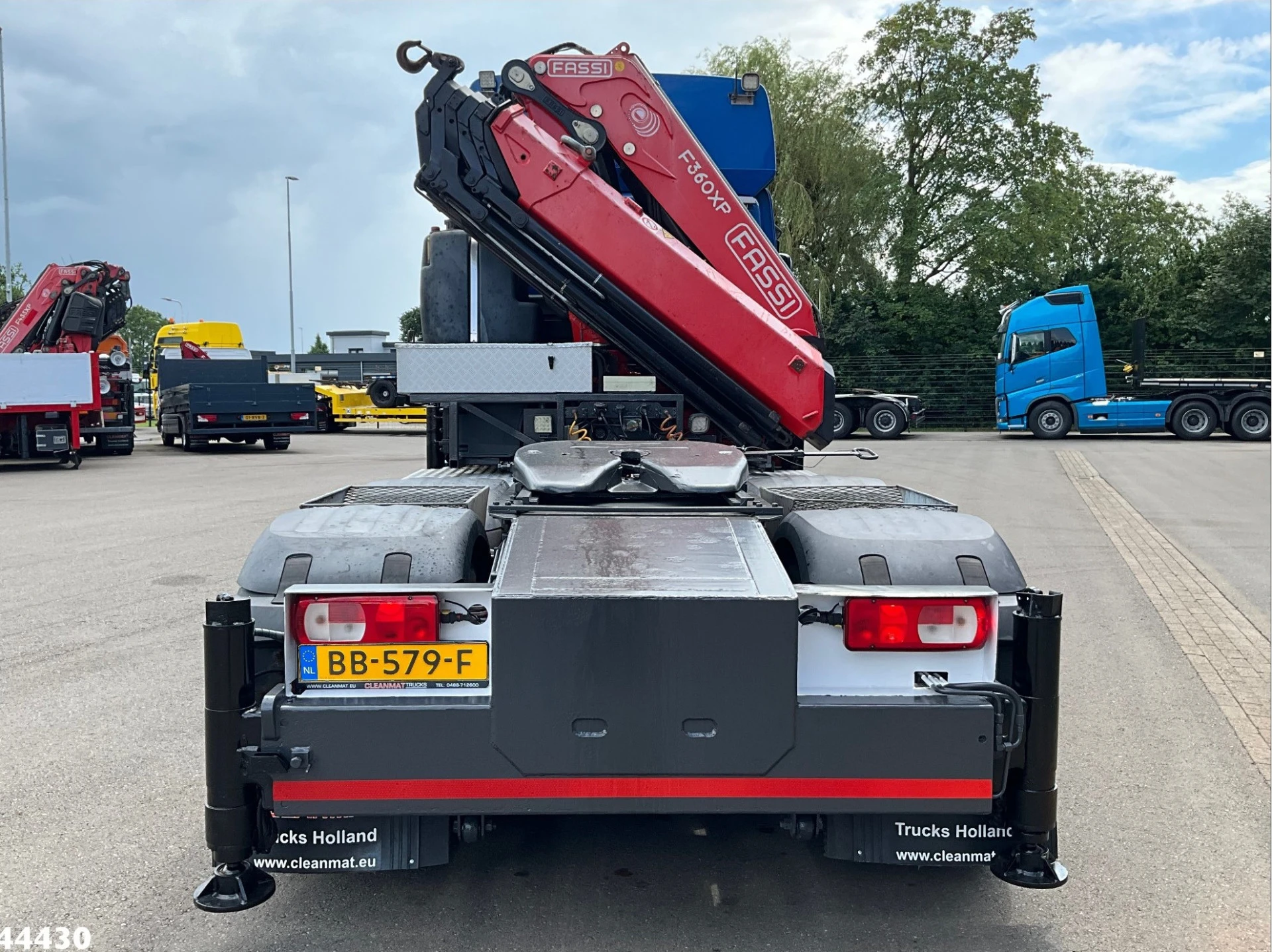 DAF FAT 85.510 6x4 Euro 6 Retarder Fassi 36 Tonmeter laadkraan 2015 afbeelding 6