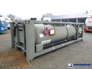 WEW (Westerwälder Eisenwerk) Fuel (kerosene, diesel) tank container 20 ft. inox 10 m3 / 1 comp + pump 2009 imagen 3 miniatura