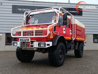 Unimog U 5000 Mercedes Benz -4x4 - (type 437.4) 4000 ltr -Lier, Winch -Feuerwehr Doppelkabine,Uberrollkafig - Camiva TT 4889