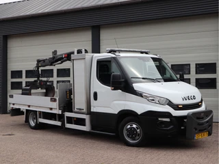 Iveco Daily 2017 - 50C15 3.0 Euro 6 - HIAB kraan - 2 x PTO - NIDO - Openlaadbak afbeelding 2 miniatuur