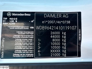 Mercedes-Benz N/A 2017 - Arocs 2636 6x4, EURO 6, Palfinger, Steel suspension afbeelding 7