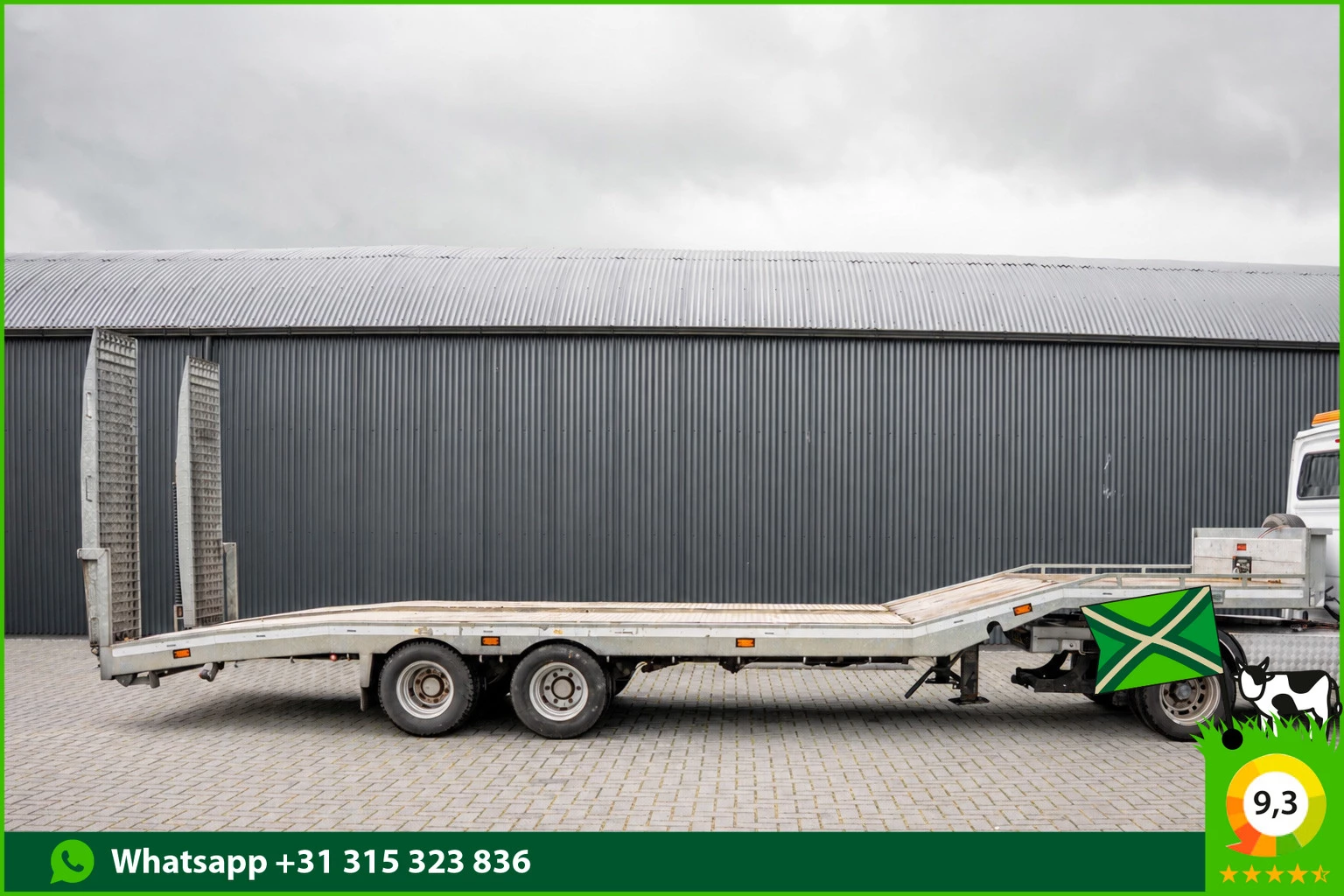 veldhuizen P47-2 | Oplegger | Kuip | Dieplader | Max Mas. 10T | Elektrische lier | Oprijplaten 2019 imagen 1