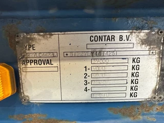 Contar N/A 2000 - 40FT HIGH CUBE chassis / liftaxle / drumbrakes / NL-Chassis/ APK 02-2026 bild 27