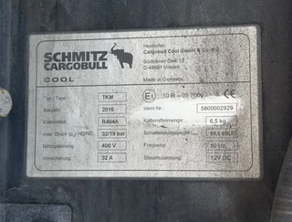 Schmitz Cargobull N/A 2016 - SCB*S3B SCHMITZ TKM COOLING LIFT AXLE TAIL LIFT 1340x250x270 CM INSIDE FLOWERWIDE NL-TRAILER bild 10