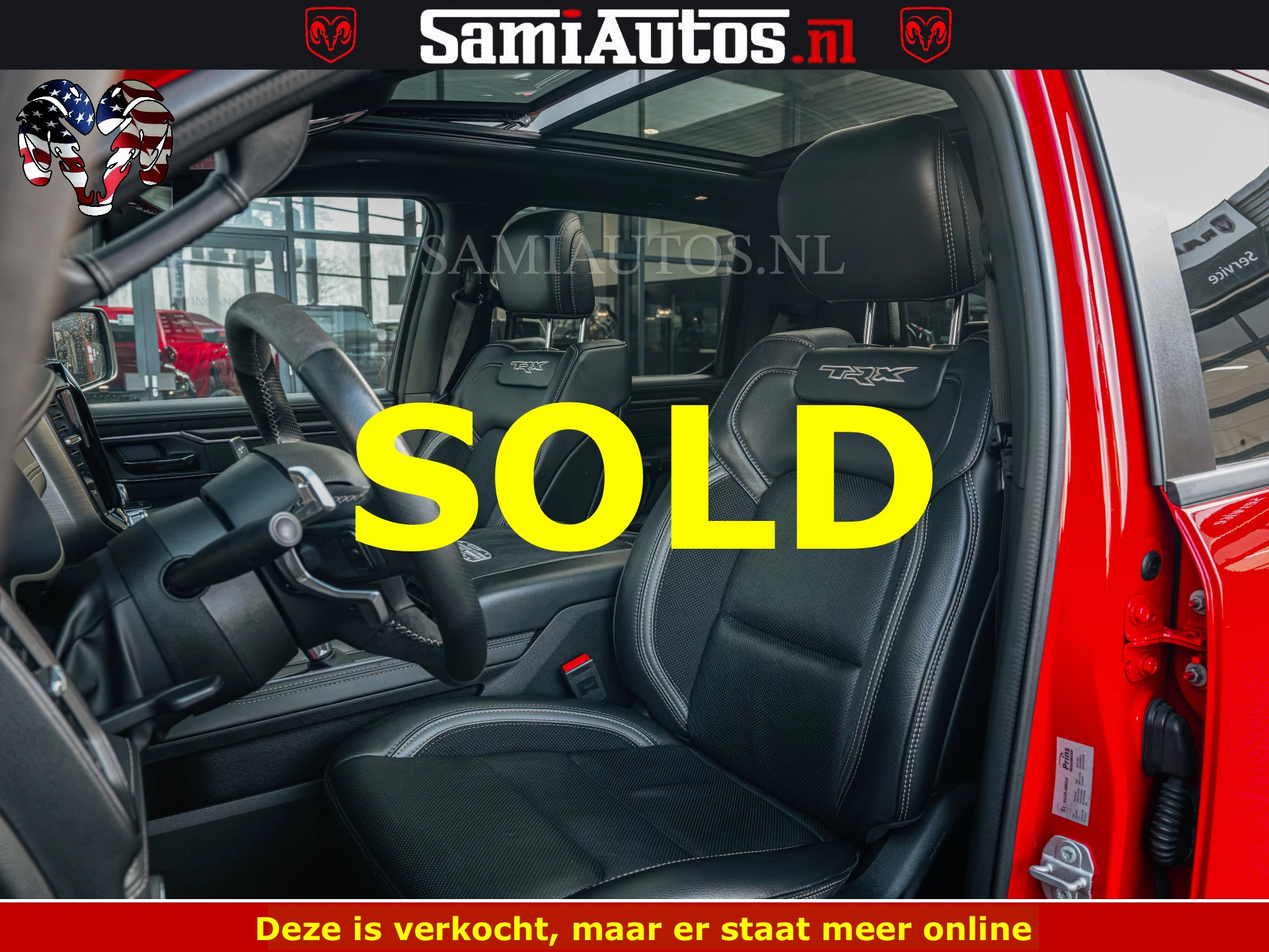 Dodge Ram Pick-Up 2023 - TRX HELLCAT | 6.2 V8 702PK | FLAME RED | BOM VOL | CARBON | RAMBAR | HUD | LPG | BEAD-LOCK WHEELS | immagine 16