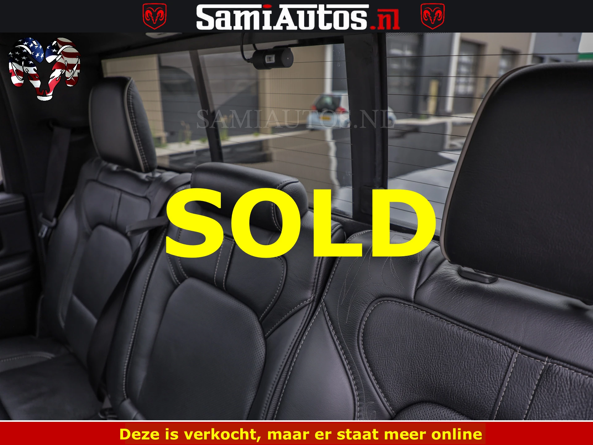Dodge Ram 1500 2022 - LIMITED NIGHT | BOM VOL | HUD | MWK | LUCHTVERING | PANODAK | afbeelding 71