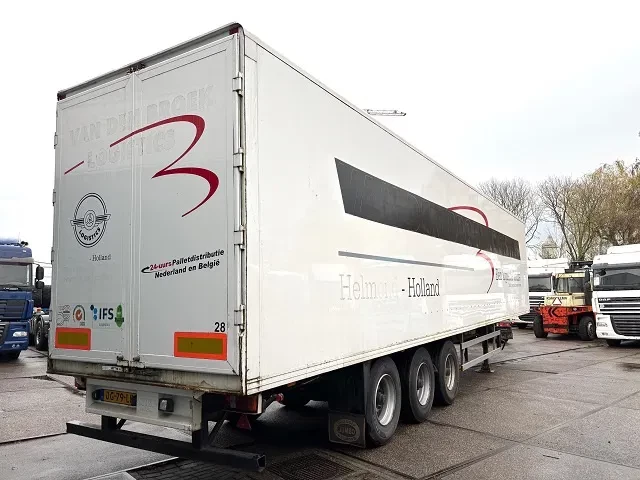 Pacton 2001 - / JUMBO 3-AXLE CLOSED BOX WITH FULL STEEL CHASSIS (BPW-AXLES / DRUM BRAKES / ABS BRAKE SYSTEM / 13.60 METER) obrázek 3