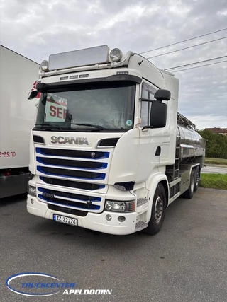 Scania R580 V8 Retarder, Stuuras, 15000 Liter roestvrijstalen tank TC11250