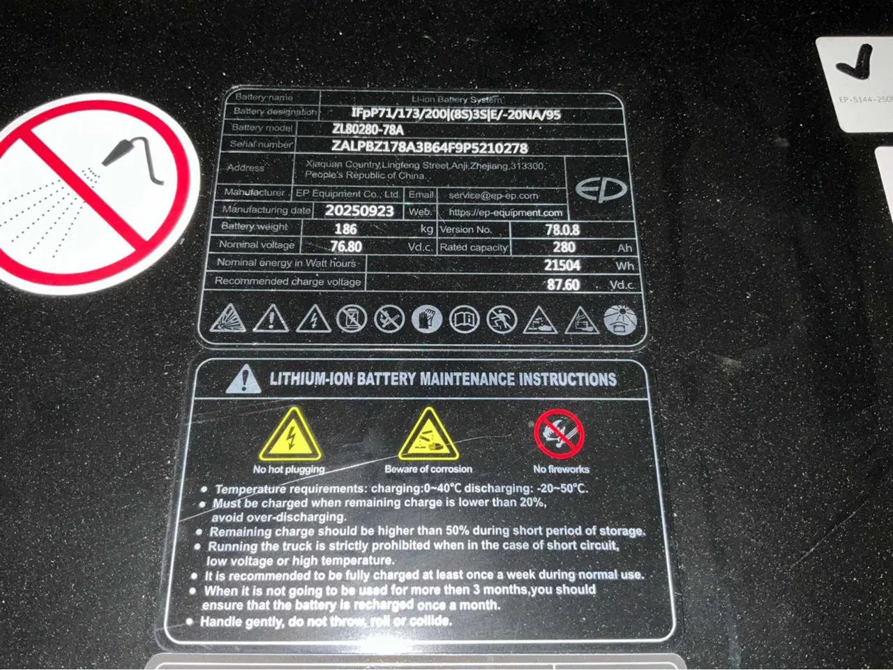 EP 2026 - EFXZ-251 Triplex - Freelift- Sideshift afbeelding 29