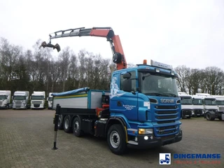 Scania R 2013 - 500 8X2 tipper + Palfinger PK27001 EHD image 2 miniature