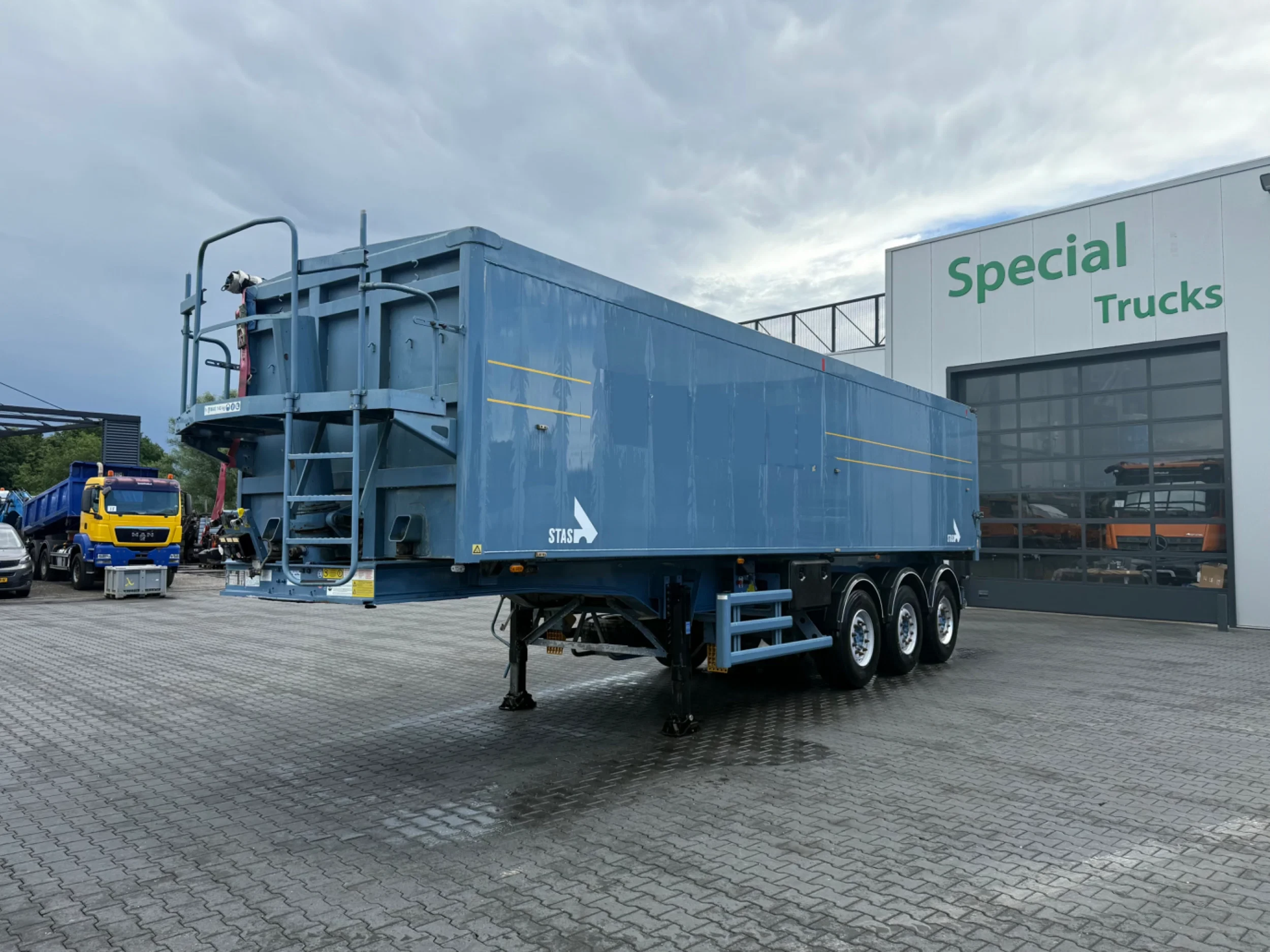 Stas 2009 - SA339K Kipper Trailer 45m³ afbeelding 3