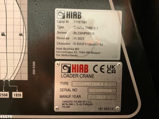 DAF FAN XD 340 Hiab 23 Tonmeter laadkraan 2024 - N/A zdjecie 25