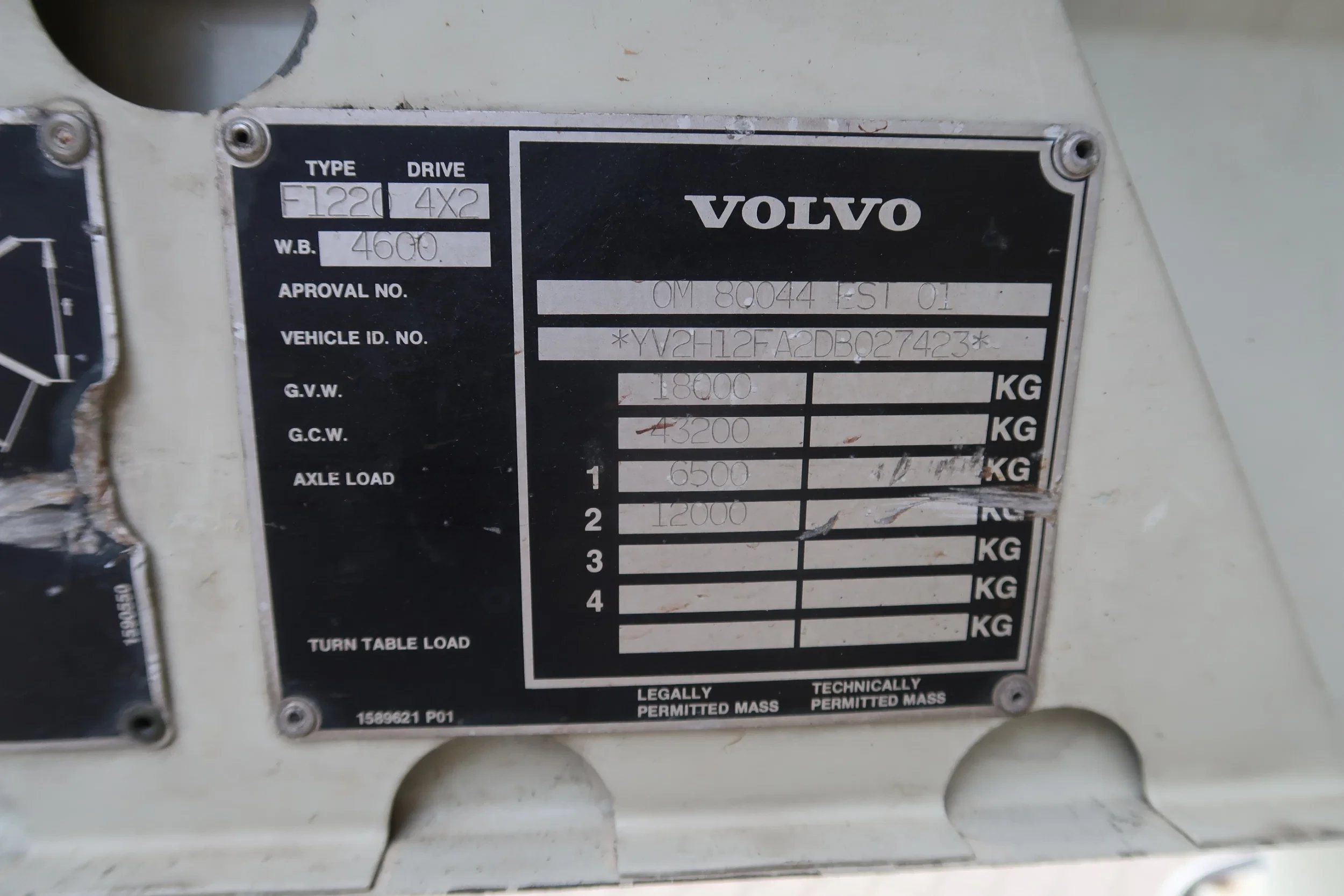 Volvo F 12 1983 - F12-20 6x2 afbeelding 25