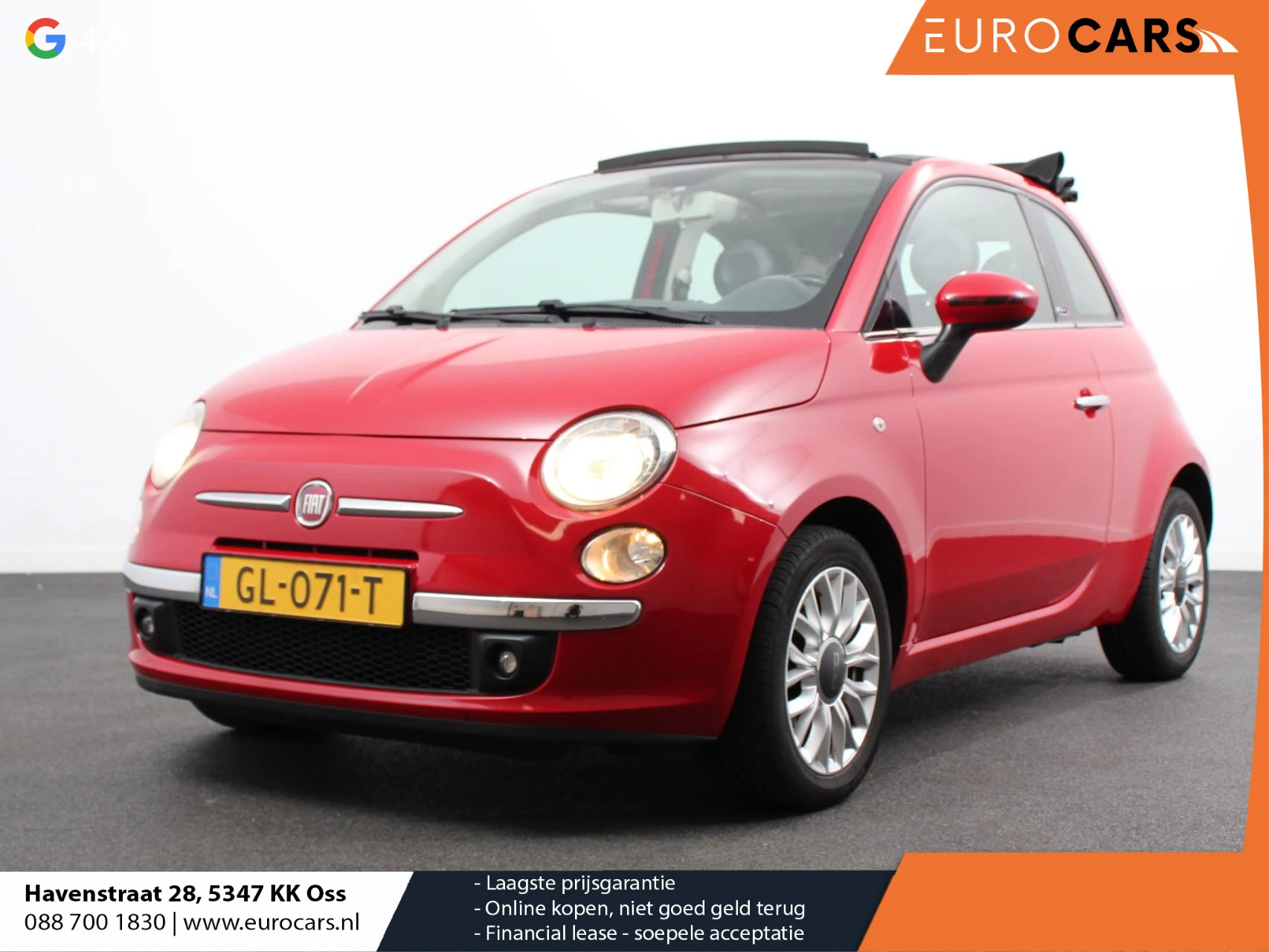 Fiat 500C 2015 - 0.9 TwinAir Turbo 80pk Lounge afbeelding 1