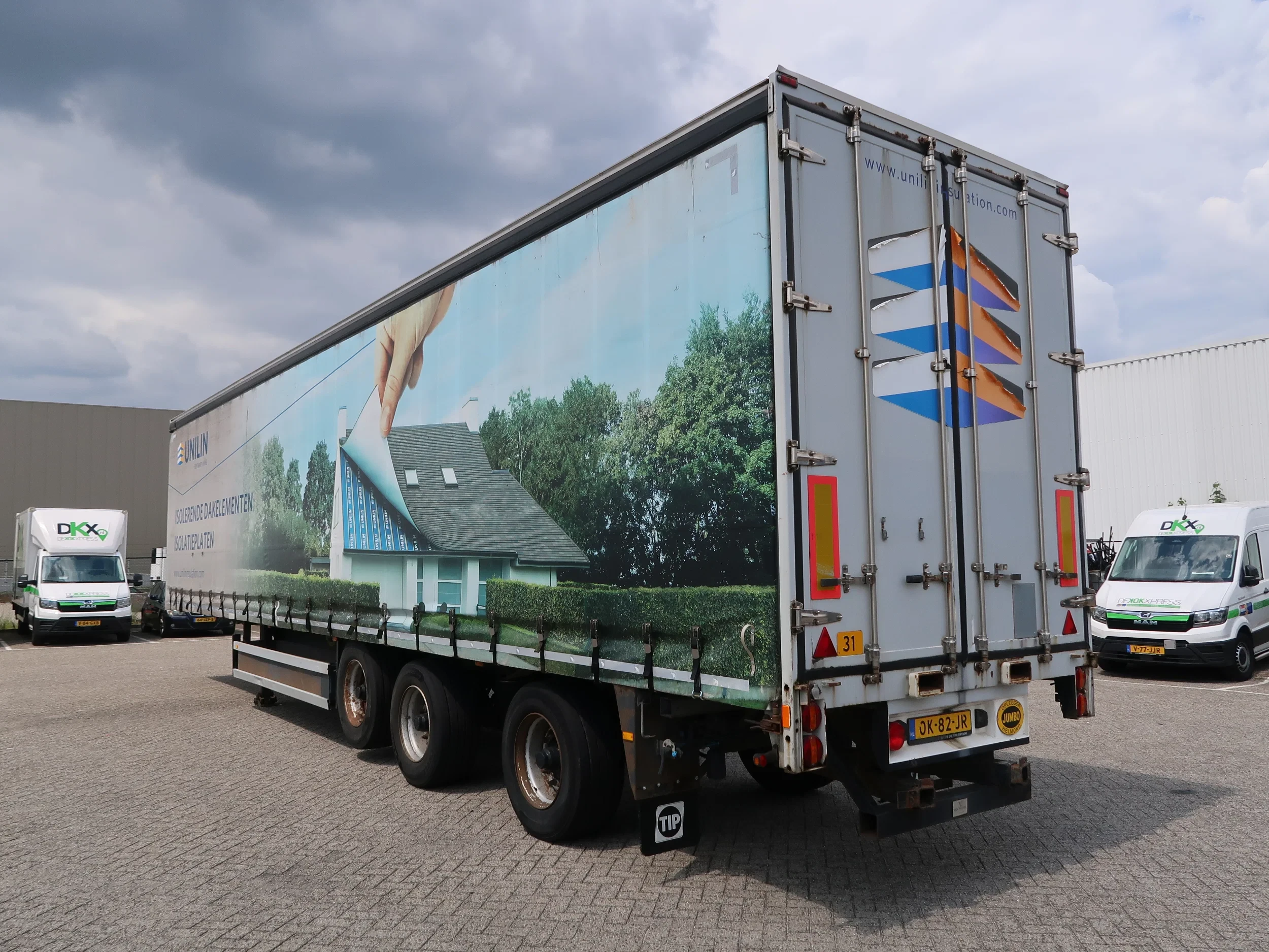 Jumbo DO 270SE 2008 - O4, Lift & Lenkachse BPW, Staplerhalter, 2 Units, TUV, NL Trailer TOP! afbeelding 8