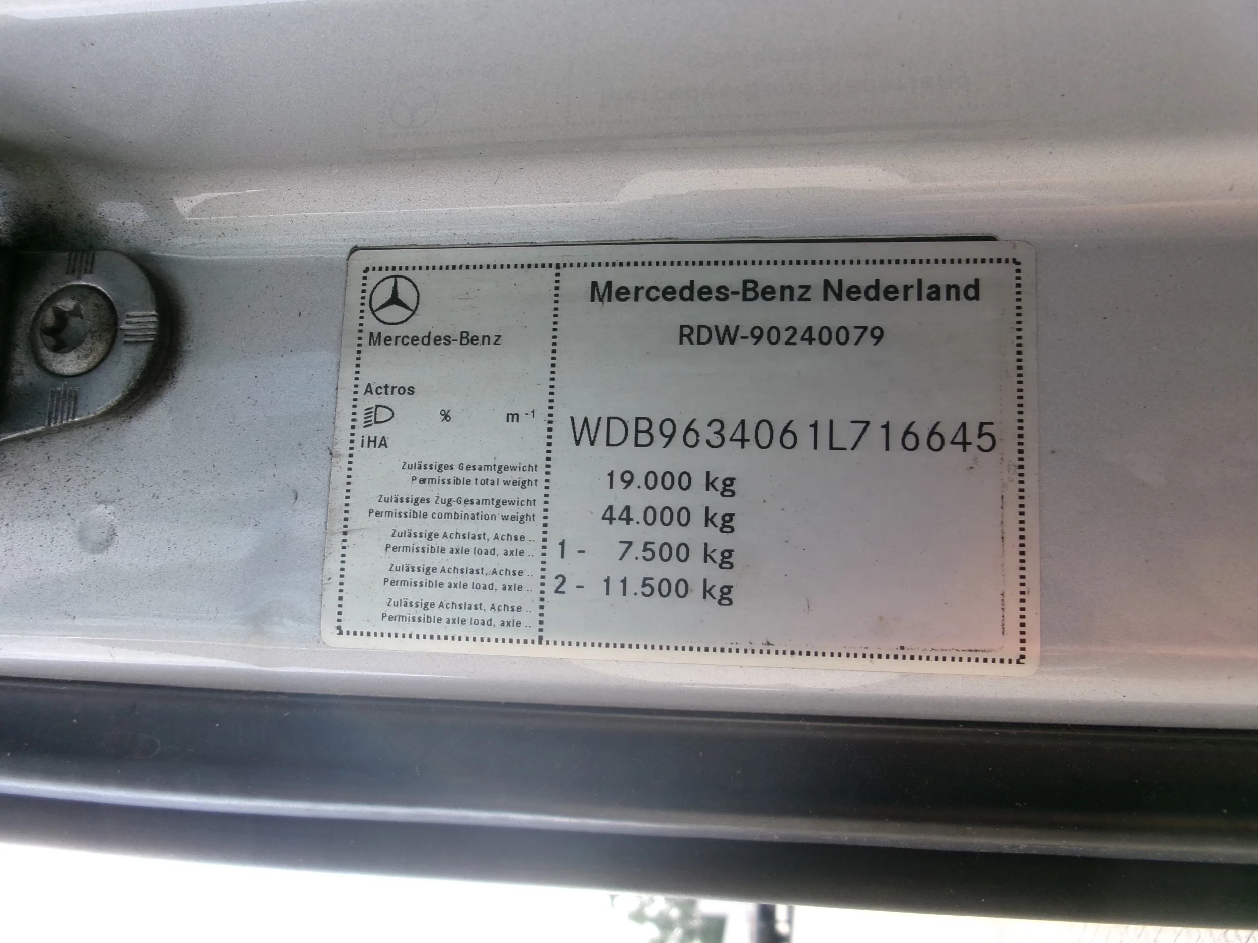 Mercedes-Benz Actros 2013 - 1845 LS EURO 5 NL TRUCK image 28