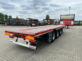 KAESSBOHRER N/A 2026 - new and unused Heavy-Duty flatbed / 690cm extendable / steering axle / lift axle / twistlocks / timberstakes / NL-trailer / APK: 04-2027 imagem 5