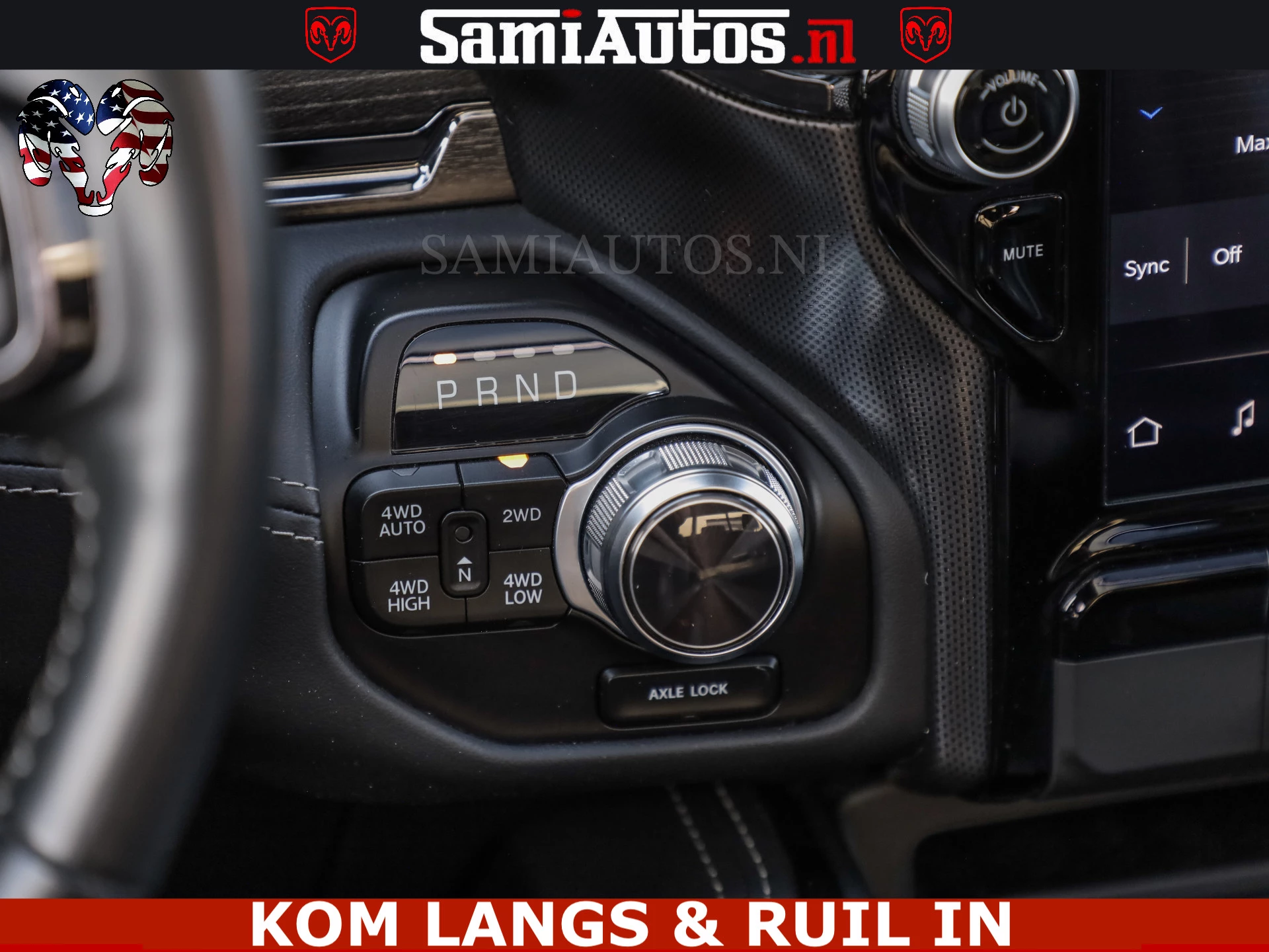 Dodge Ram Pick-Up 2023 - LIMITED NIGHT 5.7 V8 402PK | HUD | 4PL WHEELS | LUCHTVERING |OPEN UILAAT KLEP | BOM VOL | GRANITE CRYSTAL | DC | immagine 15