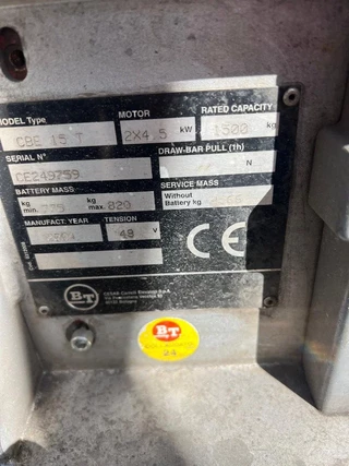 CESAB CBE 15T  2004 - CESAB CBE 15T electric / triplex / sideshift bild 14